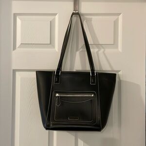 Vera Bradley Black Zipper Purse/Tote